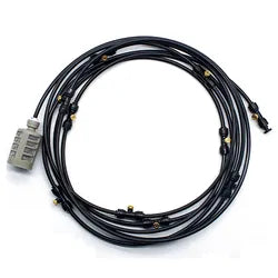 Outdoor Misting Cooling System Kit with Pump (15 meters)