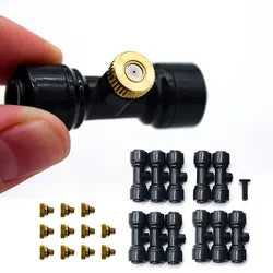 Outdoor Misting Cooling System Kit with Pump (15 meters)