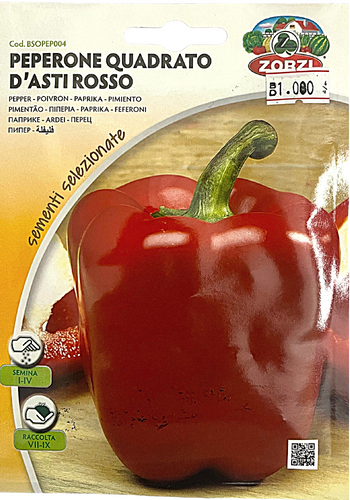D'ASTI RED SQUARE PEPPER