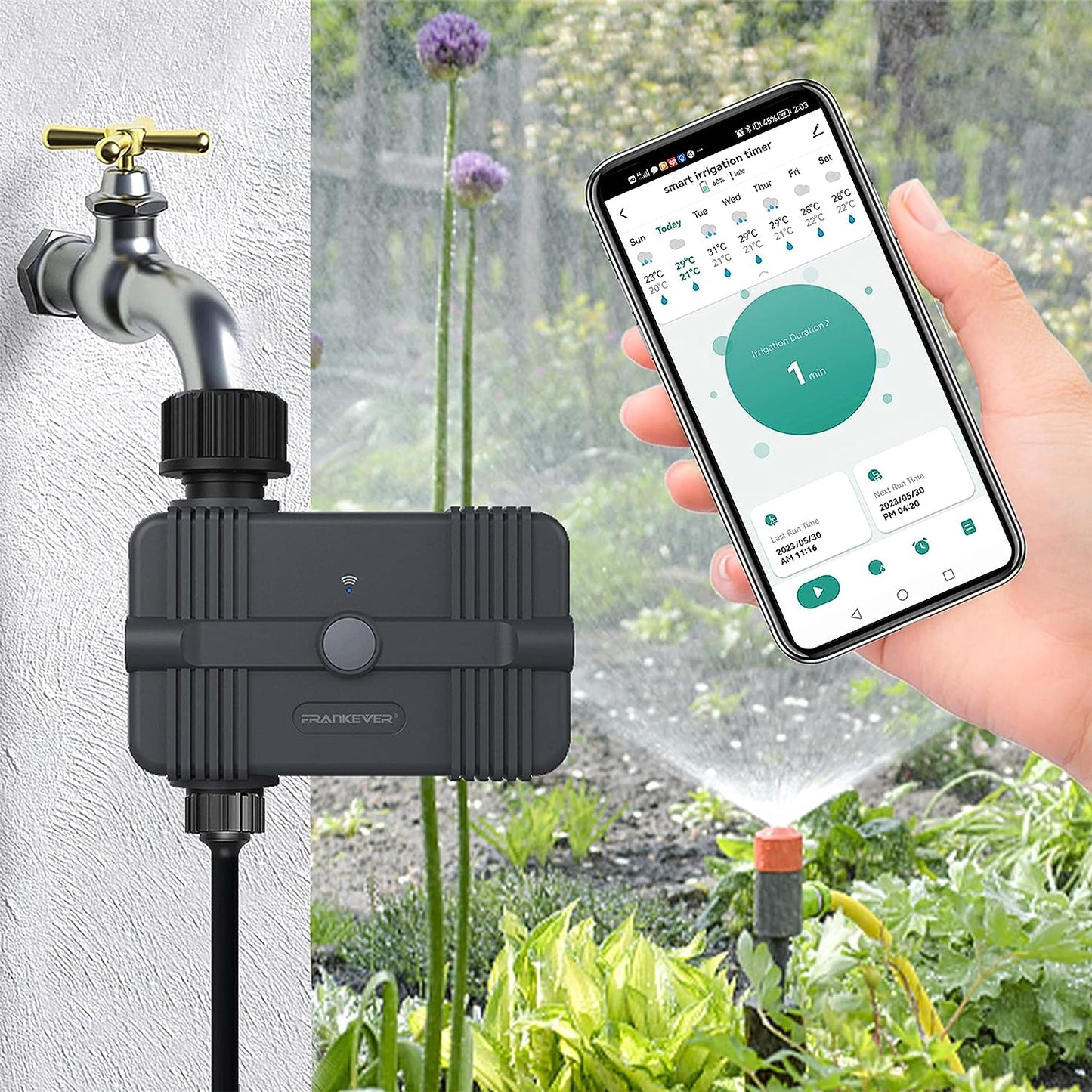Smart WIFI Garden Water Timer