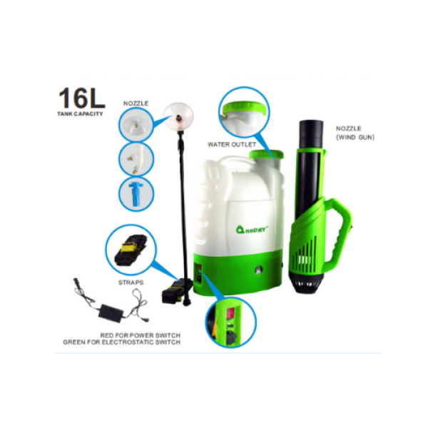 Disinfection electrostatic sprayer 16L